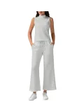 SC Solid Color Sleeveless Two Piece Pants Set GWHT-19