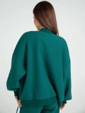 SC Plus Size Long Sleeve Zipper Sweatshirt Coat Pants Suit GWHT-A008
