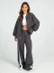 SC Plus Size Long Sleeve Zipper Sweatshirt Coat Pants Suit GWHT-A008