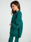 SC Plus Size Long Sleeve Zipper Sweatshirt Coat Pants Suit GWHT-A008