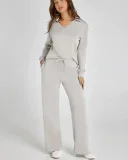 SC Long Sleeve V Neck Long Sleeve Pants Suit GWHT-A19