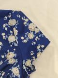 SC Plus Size Solid Color Printed Loose Maxi Dress GHMF-30557