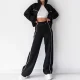 SC Plus Size Casual Sport Long Sleeve Pants Suit GHMF-28696