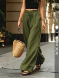 SC Solid Color Loose Wide Leg Pants GSRX-998
