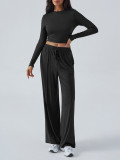 SC Solid Color Long Sleeve Pants 2 Piece Set GMYS-LWL8221