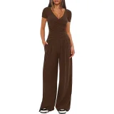 SC Casual Solid Color Long Sleeve Pants 2 Piece Set GMYS-LWZ8277