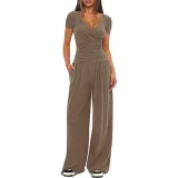 SC Casual Solid Color Long Sleeve Pants 2 Piece Set GMYS-LWZ8277