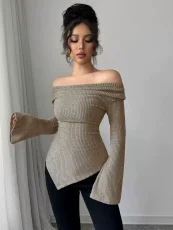 SC Knits Long Sleeve Irregular Top GMYS-LWZ8306