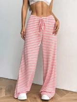 SC Solid Color Stripe Loose Pants GMYS-LWZ8175