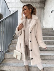 SC Long Sleeve Lapel Plush Coat GMYS-LWZ0506