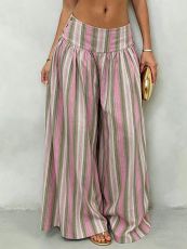 SC Bohemian Striped Printed Wide Leg Pants GMYS-WL260722
