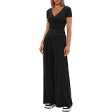 SC Casual Solid Color Long Sleeve Pants 2 Piece Set GMYS-LWZ8277