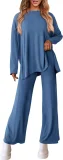 SC Solid Color Long Sleeve Knits 2 Piece Pants Set GMYS-LWZ8262