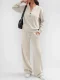 SC Solid Color Long Sleeve Sport Two Piece Pants Set GMYS-XY6061