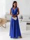 SC Tie Up V Neck Sleeveless Maxi Dress GMYS-LWZ0175