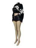 SC Letter Embroidery Zipper Jackets CH-26109
