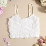 SC 3D Rose Flower Sling Vest GNZD-51333THD