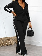 SC Color Block Sports Wide Leg Jumpsuit HNIF-GY350