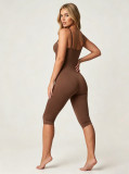 SC Solid Color Sling Skinny Jumpsuit GZJQ-K6Q14199A