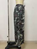 SC Camouflage Printed Wide Leg Pants LSD-30031