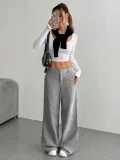 SC Solid Color Loose Corduroy Pants GMYS-LWZ8249