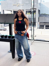 SC Plus Size Fashion Irrgular Loose Jeans GYLN-6911