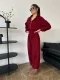 SC Long Sleeve Solid Color Jumpsuit YMZY-56156