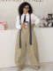 SC Loose Casual Wide Leg Overalls Jumpsuit ZSD-0790