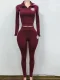Pre Order: About 7 work days shipping Printed Casual Sport Pants Suit YUEM-202707