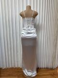 SC Square Neck Sleeveless Maxi Dress GMYU-10227