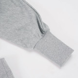 SC Slash Shoulder Long Sleeve Sport Short Suit GPKJ-MR52085