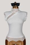 SC Lace Patchwork Sleeveless Top GXIY-K26L2635