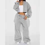 SC Long Sleeve Sport Sweatshirt Two Piece Pants Set YMZY-0616