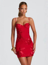 SC Sexy Sling Backless Bandage Dress GADE-110321
