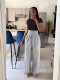 SC Adjustable drawstring Loose Plush Sweatpants TK-6359