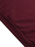 SC Solid Color Slash Shoulder Top Pants Suit HNIF-YF413