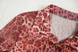 SC Leopard Printed Long Sleeve Two Piece Pants Set GJYO-JS919138