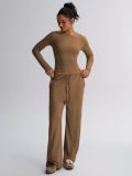 SC Long Sleeve Solid Color Two Piece Pants Set GSXL-HD251125
