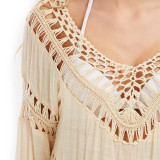  Wholesale Clothing Ladies Dress V-Neck Lantern Sleeve Girls Mini Casual