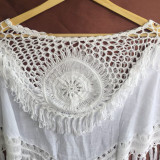 Women Bathing Suit Cover Up Beach Bikini Swimsuit Swimwear Crochet Dress