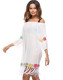 manufacturers Handmade Crochet Embroidered Ladies Blouse for Beach with tassel