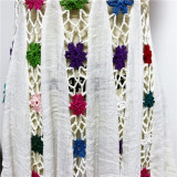Woman Clothes Boho Blouse Crochet Cardigan Lace Handmade Knitting Casual Beach Wear Cover up