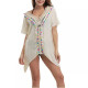 2019 New Design Women Beach Cover Up Bathing Suits Swimwear Bikini Crochet Dress 