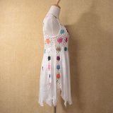 Sexy women hollow out beach cover up crochet bikini cover ups cover-ups bathing suit swimwear dress swimsuit
