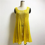 New arrival sexy hollow dresses women beach dresses 