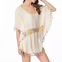 2019 New Beach Wear Women Swimsuit Cover Up Swimwear Bathing Suits Summer Mini Dress Loose Solid Pareo Cover Ups