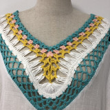OEM factory clothing women fashion sexy beach handmade Crochet dress 
