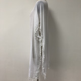wholesale cotton handmade Crochet beach dress ladies swim wear factory 
