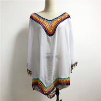 new Girls White Summer Bohemian Mini Dress Women Fashion Spring Solid White Mini Casual Clothes Dresses