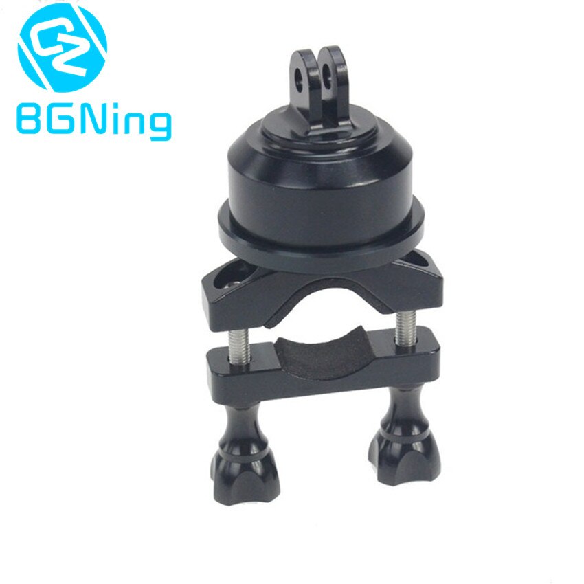 BGNing Helmet 360 Degree Automatic Rotation Base Mount Adapter for 22-32mm Arm Tube for Gopro 6 5 4 Session yi Cycling Skydiving Ski